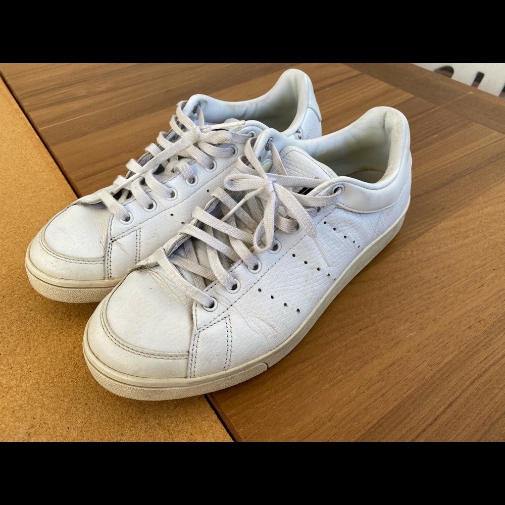 MEN’S ADIDAS ADICROSS CLASSIC GOLF SHOES WHITE F33779